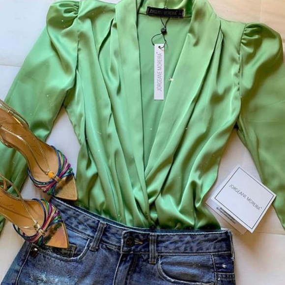 100% Silk Bodysuit - Picture 4 of 16